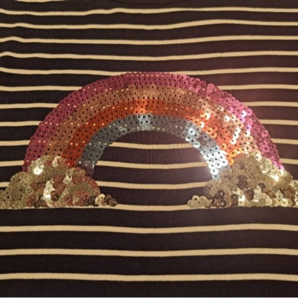 Rumi & Ryder Aderyn girls size 12-14 Large graphic dress girls blue & white NWT - Picture 3 of 5